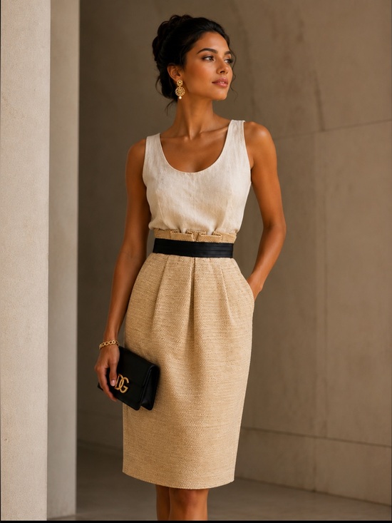 Dolce & Gabbana Dresses & Skirts - DOLCE AND GABBANA High Waste Dress